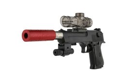 Desert Eagle Pistole 33cm na vodní kuličky 9/11mm na baterie Světlo
