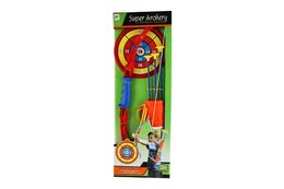 Bambilon Luk 71 cm +3 šípy v pouzdře + terč plast v krabici