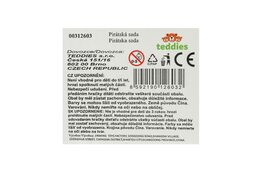 Teddies pirátská sada kolt s doplňky plast na kartě 20x43x6cm