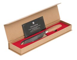 Nůž G21 Gourmet Damascus 17 cm, Santoku, rukojeť zebrawood