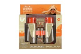 Dalekohled plast 11x11cm v krabičce 15,5x16,5x5cm