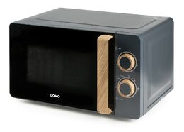 Mikrovlnná trouba - manuál - WOOD YOU - DOMO DO3320, Objem: 20 l, Talíř: 25,5 cm