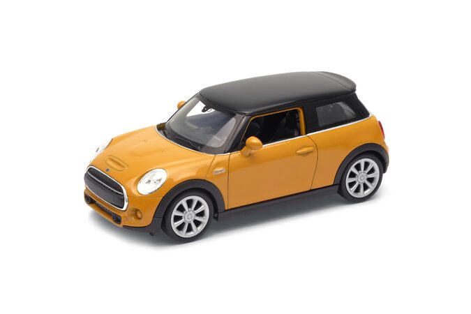 Welly - New Mini Hatch model 1:34 krémový