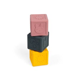 Bigjigs Toys Silikonové senzorické kostky