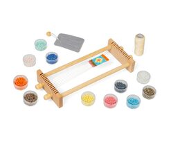 Bigjigs Toys Tkalcovský stav na korálky