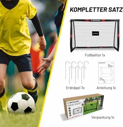 DUNLOP Fotbalová branka 180x120x60cm ED-200661