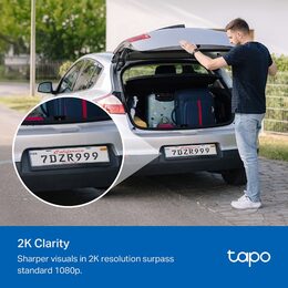 Kamera TP-Link TC82 Kit 3MPx, venkovní, IP, WiFi, přísvit, baterie a panel A201