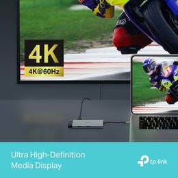 Dokovací stanice TP-Link UH6120C USB-C, HDMI, RJ45, 1x USB C, 2x USB, PD 100W