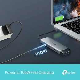 Dokovací stanice TP-Link UH6120C USB-C, HDMI, RJ45, 1x USB C, 2x USB, PD 100W