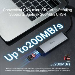 Dokovací stanice TP-Link UH7020C USB-C, HDMI, 1x USB C, 2x USB, čtečka SD/microSD, PD 100W