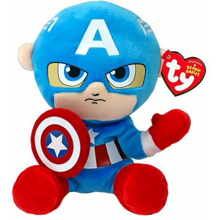 TY - SOFT CAPTAIN AMERICA Marvel, 15 cm