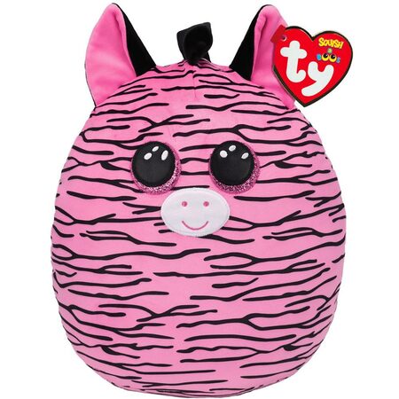 TY - Squishy ZOEY ružová zebra, 22 cm