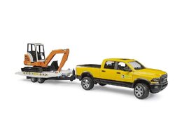 Bruder Terénní servisní auto RAM s minibagrem