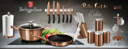 BERLINGERHAUS Pánev s mramorovým povrchem 20 cm Rosegold Metallic Line BH-1508