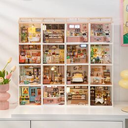 RoboTime Miniatura domečku Dívčí koupelna