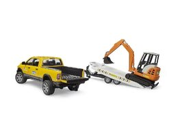 Bruder Terénní servisní auto RAM s minibagrem