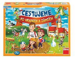 Cestujeme po hradech a zámcích společenská hra v krabici 43x30x5,5cm