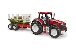 Bruder Traktor ROADMAX s přívěsem na dřevo a kládami