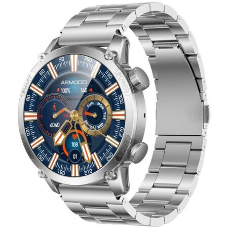 Silentwatch 7 Pro sil.ř. stříbrná ARMODD