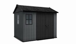 Zahradní domek Keter Newton Plus wide 9x7,5 šedý, s podlahou