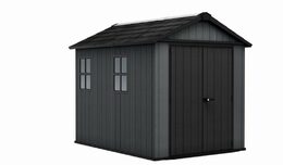 Zahradní domek Keter Newton Plus wide 9x7,5 šedý, s podlahou