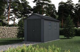 Zahradní domek Keter Newton Plus wide 11x7,5 šedý, s podlahou