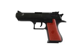 Teddies Pistole špuntovka 17cm plast + náboje 12ks + terč 2ks na kartě