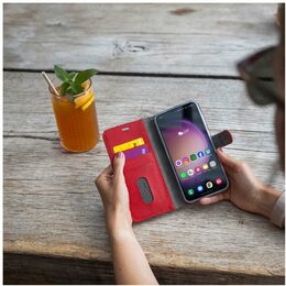 Kniha Galaxy A16 4G/5G, červené FIXED