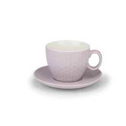 EDCO Šálky a podšálky na cappuccino ALPINA sada 8ks šedá ED-224852seda