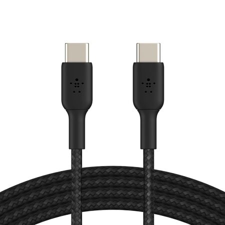 Belkin USB-C na USB-C kabel, 2m, černý - odolný