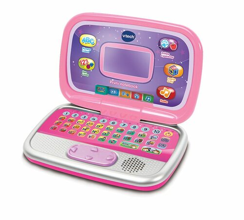Hračka Vtech První notebook - růžový CZ