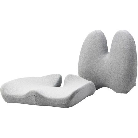 Bed. opěrka+podsedák ergo šedá POWERTON