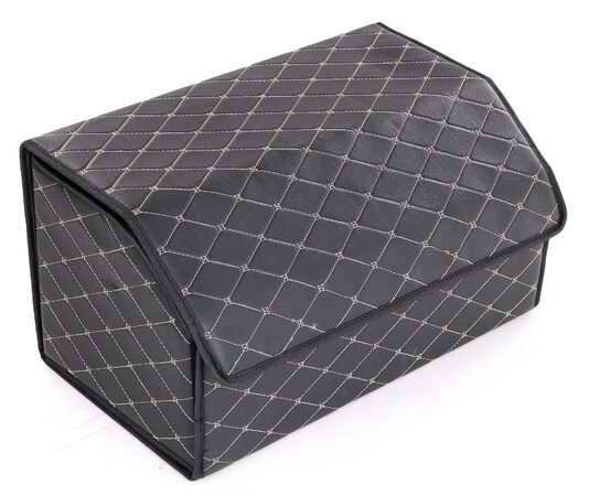 Organizér  Sixtol do kufru auta CAR COMPACT  ELEGANT  L , 2 přihrádky, skládací, s víkem
