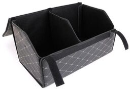 Organizér  Sixtol do kufru auta CAR COMPACT  ELEGANT  L , 2 přihrádky, skládací, s víkem