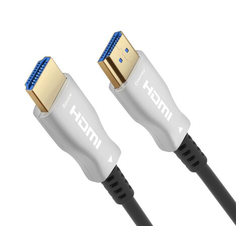 Kabel HDMI High Speed 4K@60Hz + Ethernet 25m, M/M, zlacené konektory
