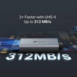 Čtečka karet TP-Link UA440C USB3.0 Typ C, microSD/SDHC/SDXC