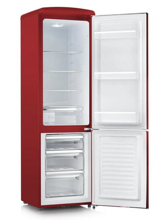 Kombinovaná lednice Severin, RKG 8917, retro, 244 L, LED osvětlení, N-ST, 39 dB