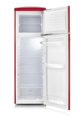 Kombinovaná lednice Severin, RKG 8983, retro, 246 L, LED osvětlení, N-ST
