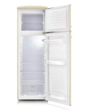 Kombinovaná lednice Severin, RKG 8985, retro, 246 L, LED osvětlení, N-ST, 39 dB