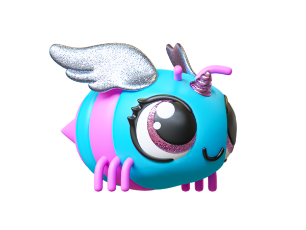 JIGGLY BUGS Včelka modrá