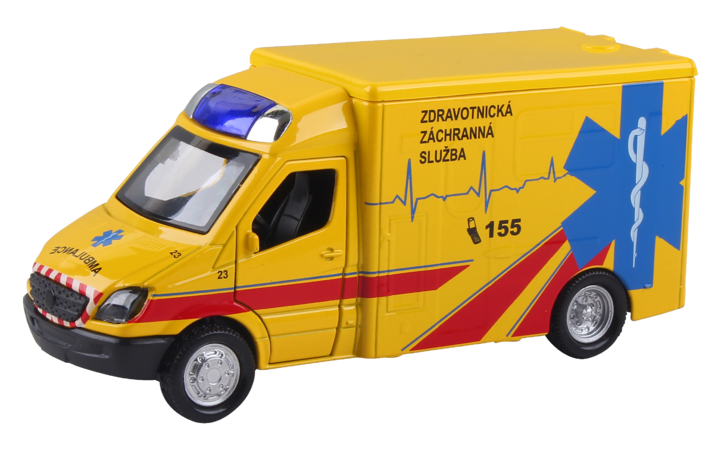 Záchranáři 1:36 Ambulance ZZS Mercedes-Benz - bez obalu