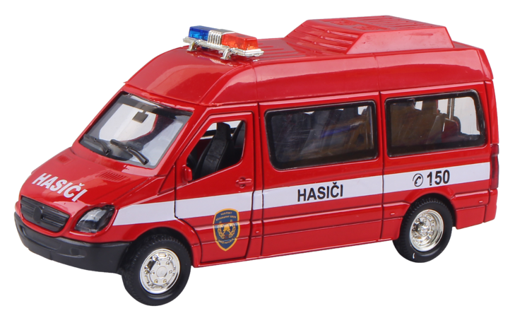 Záchranáři 1:36 Hasiči Mercedes-Benz - bez obalu