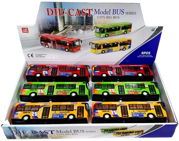 Městský autobus 1:32 - více druhů