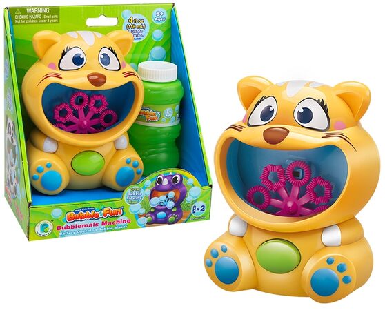 Bubble Fun Stroj na bubliny Kočka s náplní 118 ml