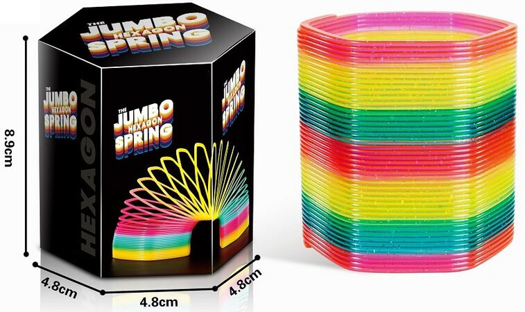Jumbo duhová spirála šestihran