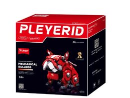 Sluban Pleyerid M38-B1112A Mechanický buldoček červený