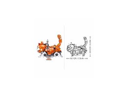 Sluban Pleyerid M38-P8018 Mechanická kočka oranžová