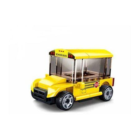 Sluban Power Bricks M38-B0933E Natahovací Školní autobus
