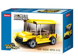 Sluban Power Bricks M38-B0933E Natahovací Školní autobus