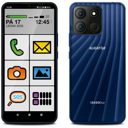 S6600 SENIOR 4/64GB Modrý ALIGATOR
